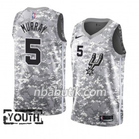 NBA Børn Trøje San Antonio Spurs Dejounte Murray 5 2018-19 Nike Grå Swingman